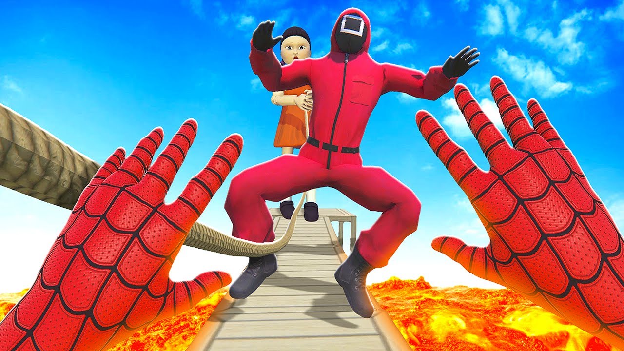 Forcing SQUID GAME Guards to Play Jump Rope - Bonelab VR Mods