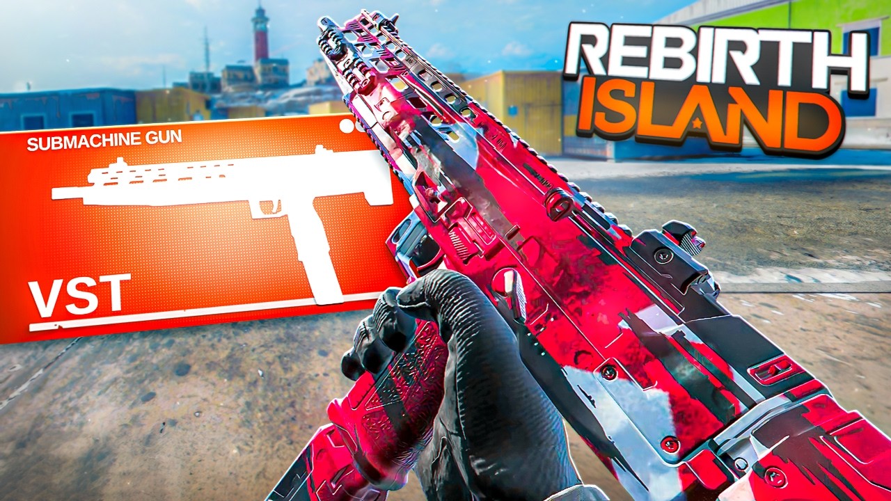 the NEW MAX LEVEL VST SMG CLASS SETUP on Rebirth Island Warzone!