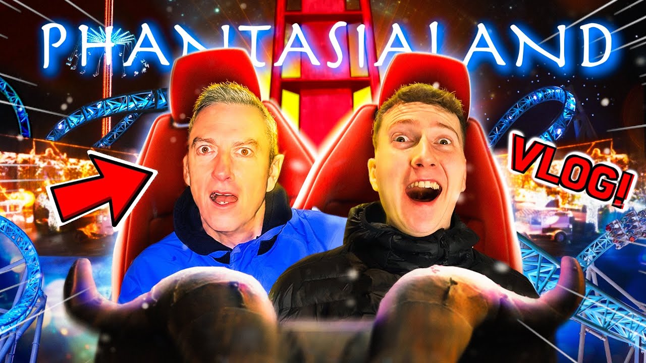 Riding Europe's BEST rollercoaster AT NIGHT? | Phantasialand Vlog