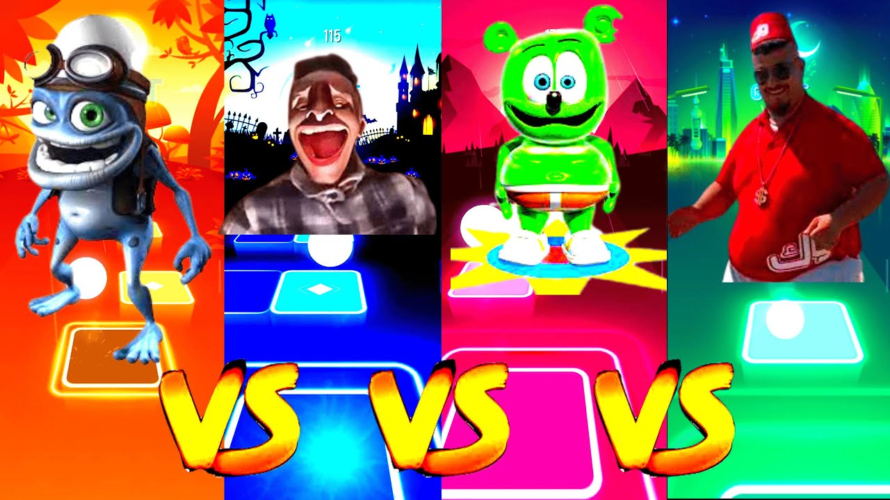 Crazy Frog vs My reaction to that information  vs Gummy Bear vs Skibidi dop dop yes