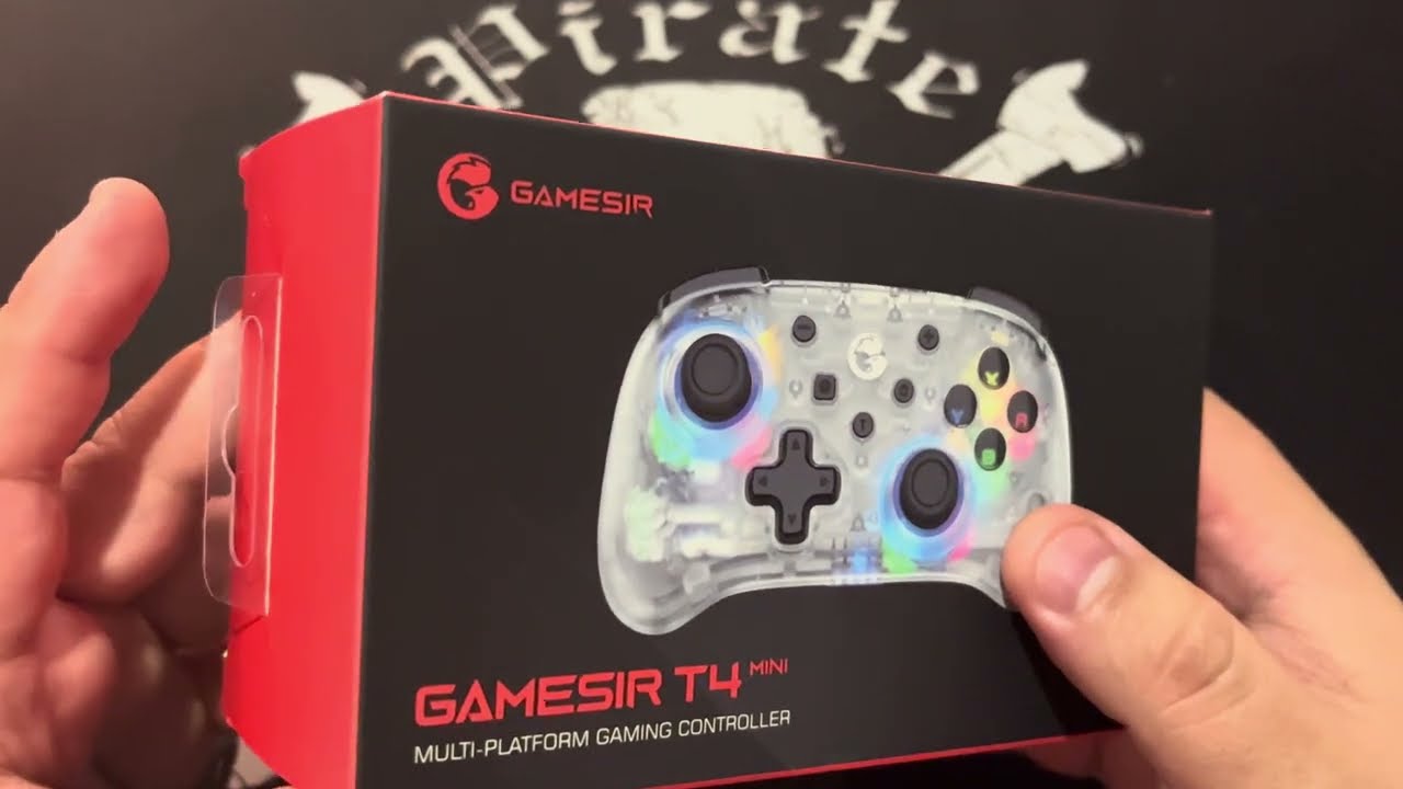 Esse &eacute; o Controle Transparente mais Lindo da GAMESIR T4 Mini Multi-Plataforma PC/Android/Switch/IOS
