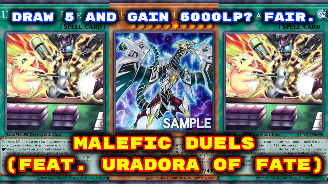 Yugioh - Malefic Duels (Feat. Uradora of Fate) (Deck Download in Description)