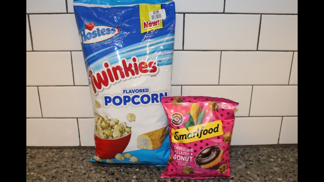 Hostess Twinkies Popcorn & Smartfood Chocolate Glazed Donut Popcorn Review