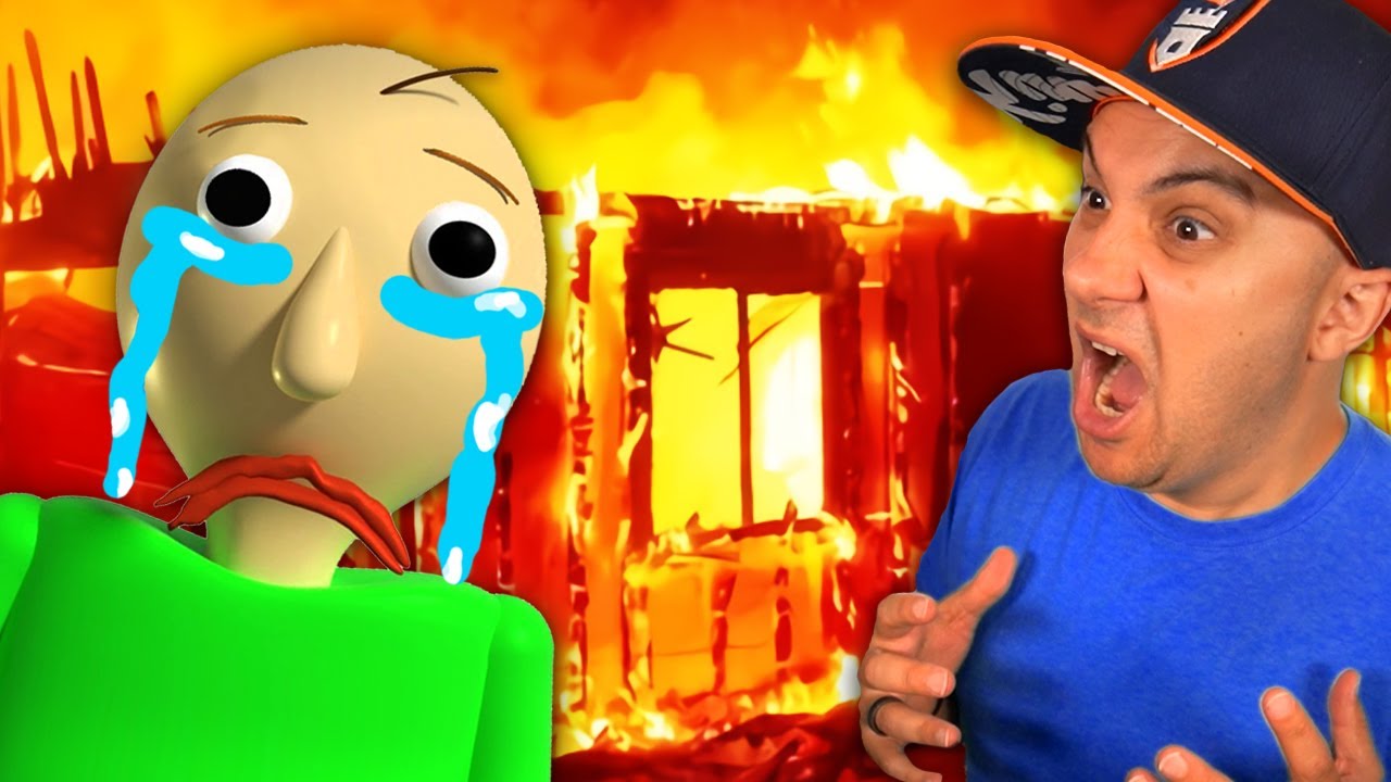 Кто-то сжёг школу Балди... 🔥 | Основы Балди