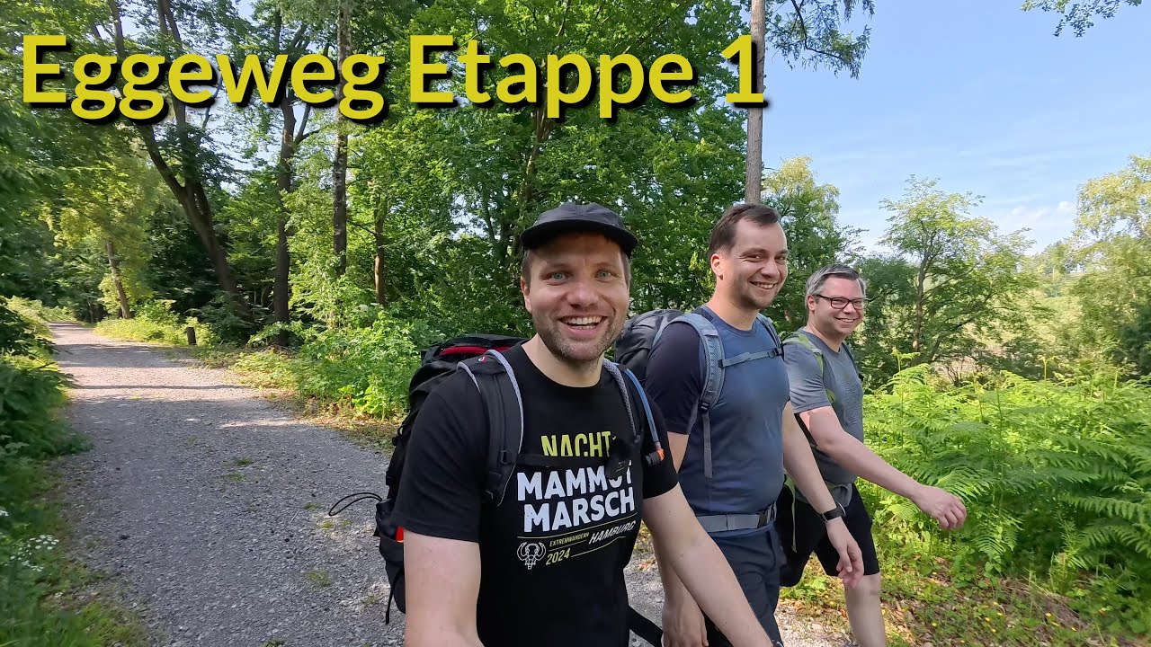 Eggeweg Etappe 1 - Das Trio zieht los!