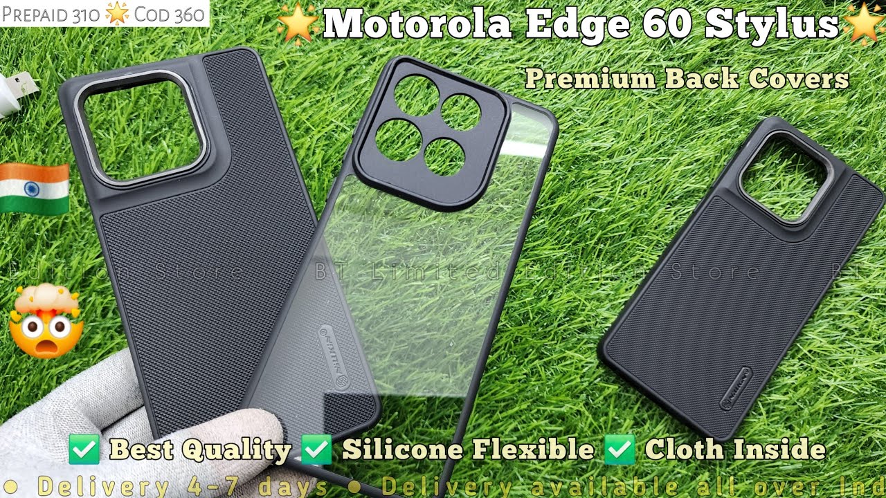 Motorola Edge 60 Stylus Back Cover ! Motorola Edge 60 Stylus Premium Cover