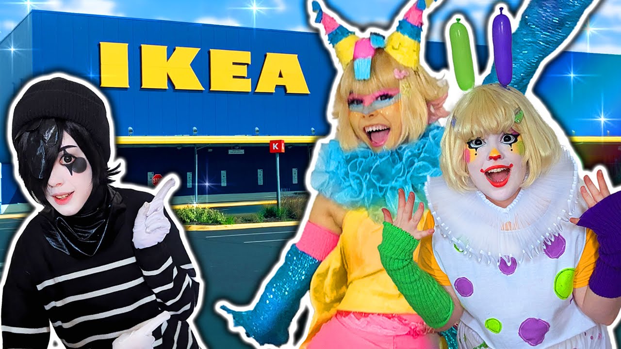 Мы устроили косплей DANDY'S WORLD в IKEA!