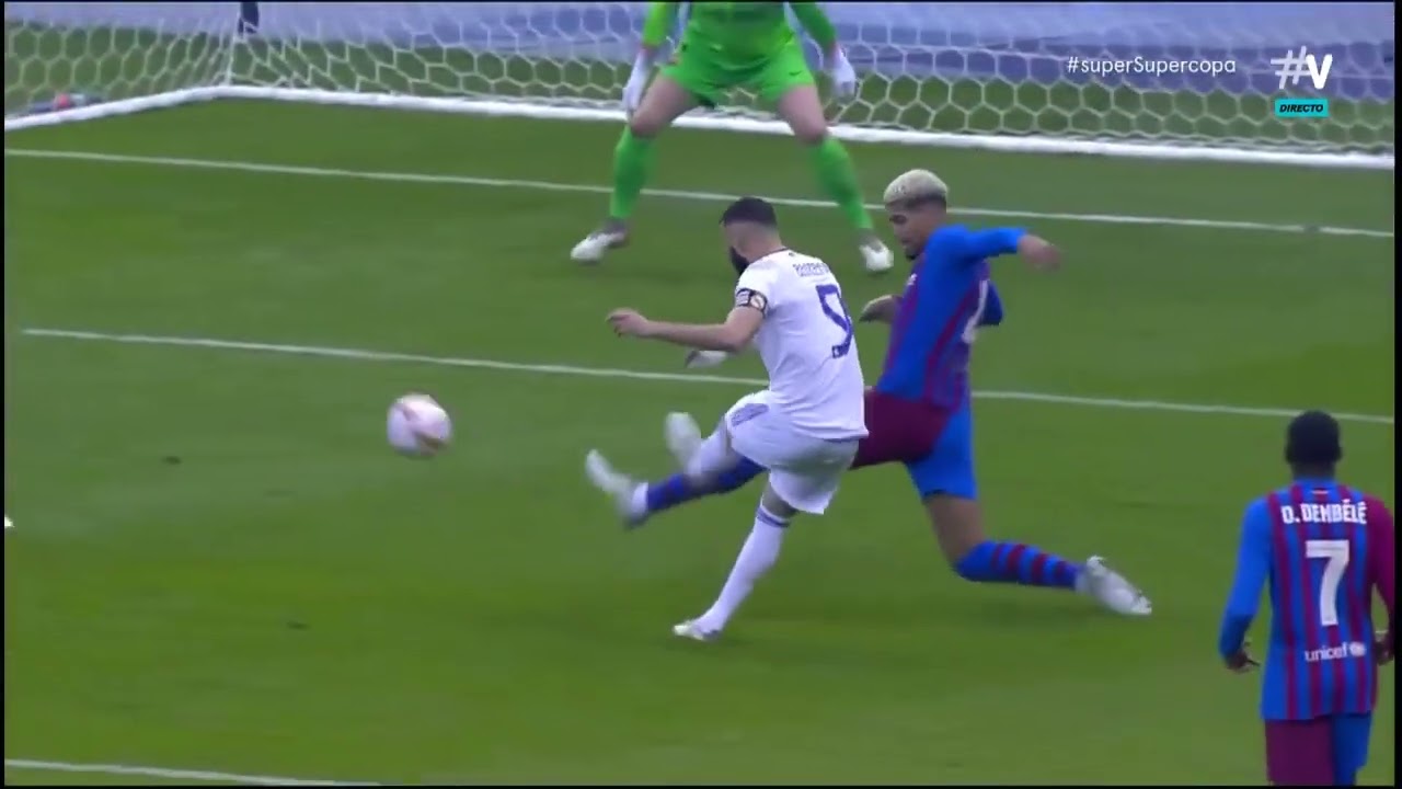 Karim Benzema vs Barcelona (N) Spanish Super Cup Final 2021