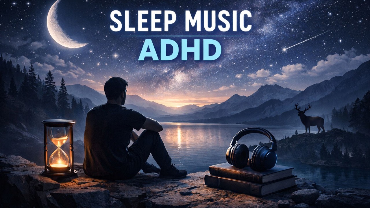 ADHD Deep Sleep • Wyłącz natłok myśli w 60 sekund (Brown Noise 432Hz)