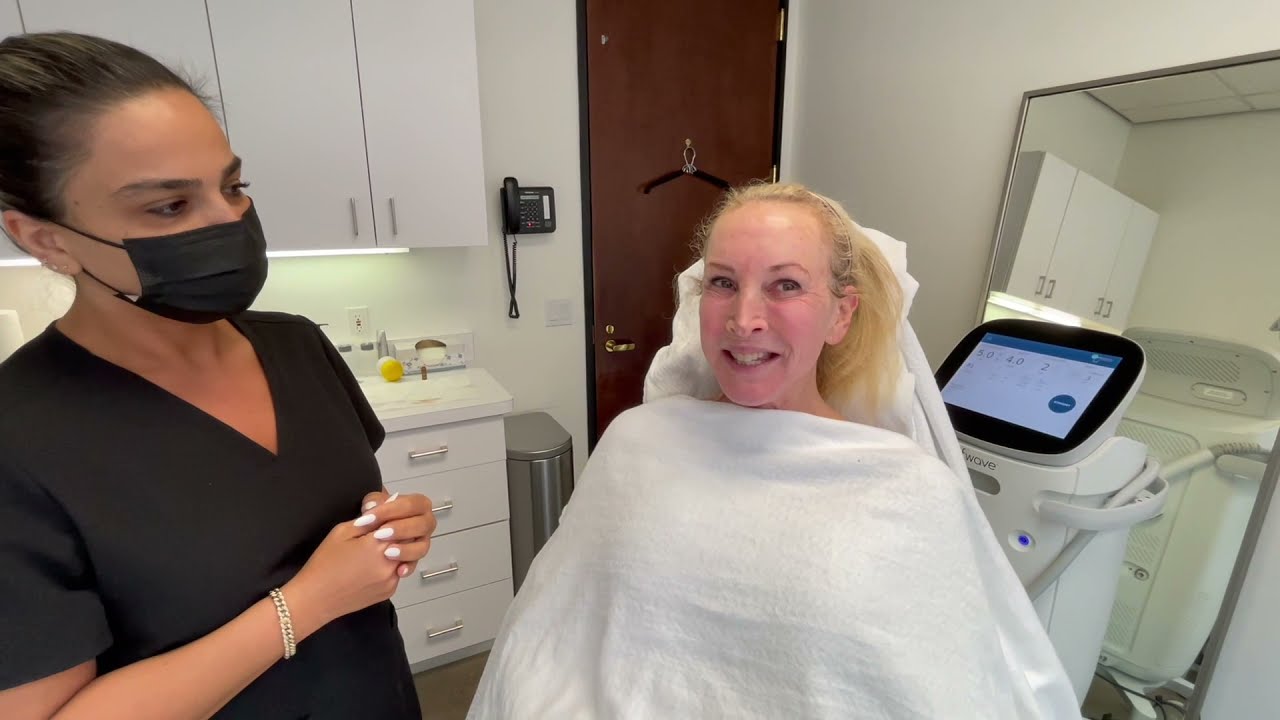 Sofwave™ Patient Treatment; Dr. Gregory Mueller, Plastic Surgeon, Beverly Hills, CA
