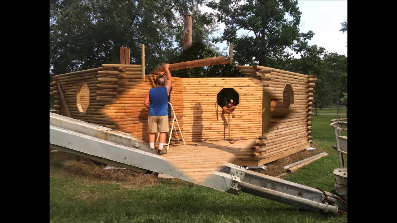 Octagon Log Cabin   Slide Show   short