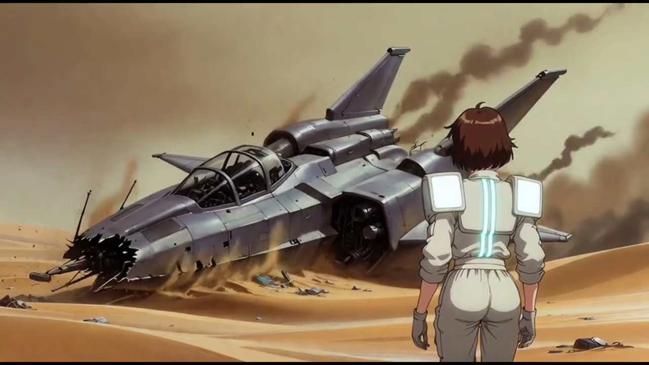 Captain Amanda and Mr Whiskers (retro anime short)