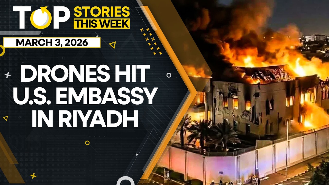 US-Iran War: US Embassy In Riyadh Hit By Drones, Explosions Rock Diplomatic Quarter |Top Videos