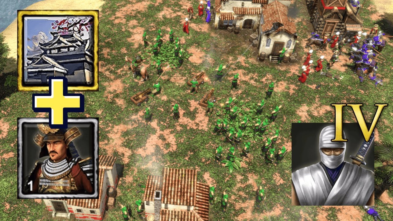 AOE3DE: Эта сборка кажется читерством, когда работает! Весёлая игра 3 на 3 с Японией!