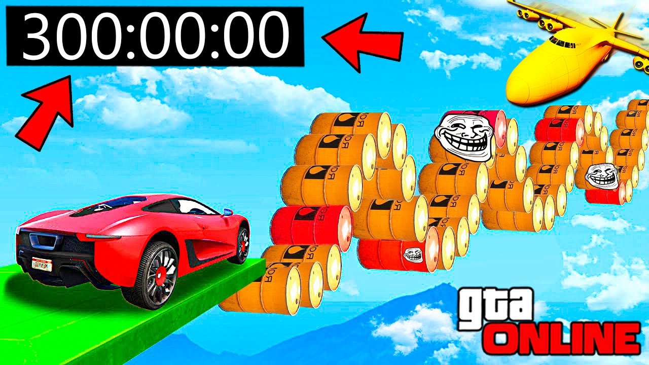 0% ПРОХОЖДЕНИЯ.. Простите.. Я не смог..  САМЫЕ СЛОЖНЫЕ ПЕРЕКЛАДКИ В АЗИАТСКОМ ПАРКУРЕ в GTA 5 Online