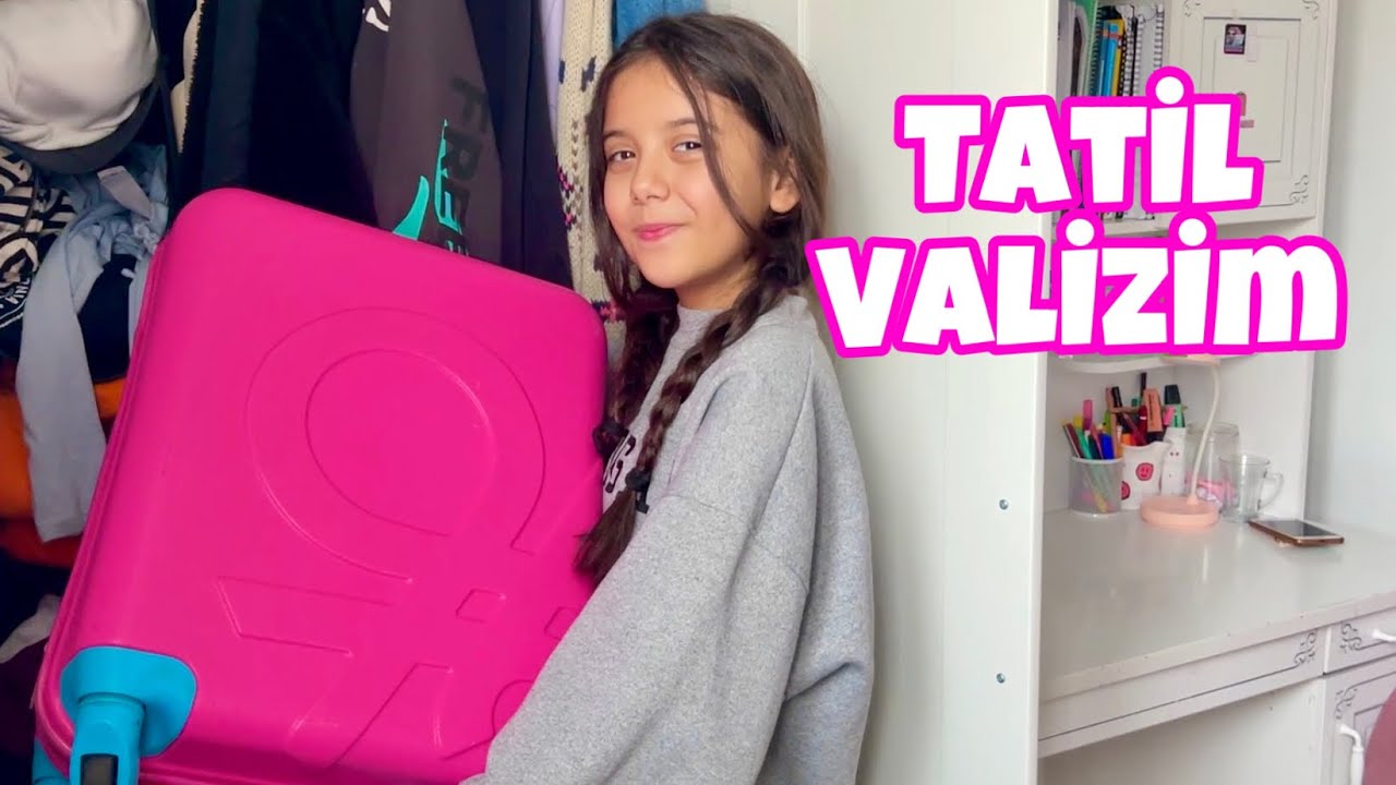 Valiz Hazırlama Vlog🏝️⛱️Tatil Valizimde Ne Var ?? Eflin Ela Zeybek