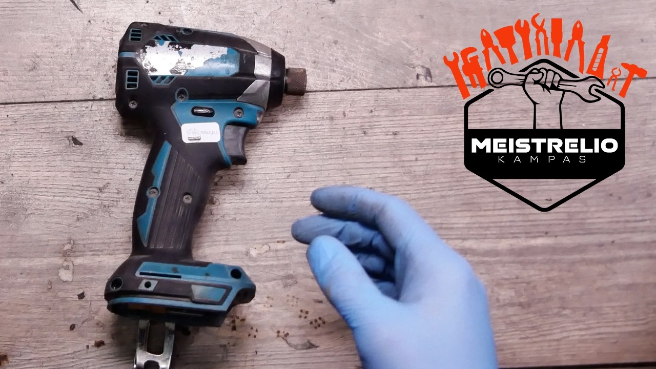 Ремонт муфты сцепления ударного типа Makita DTD153, бесщеточный шуруповерт
