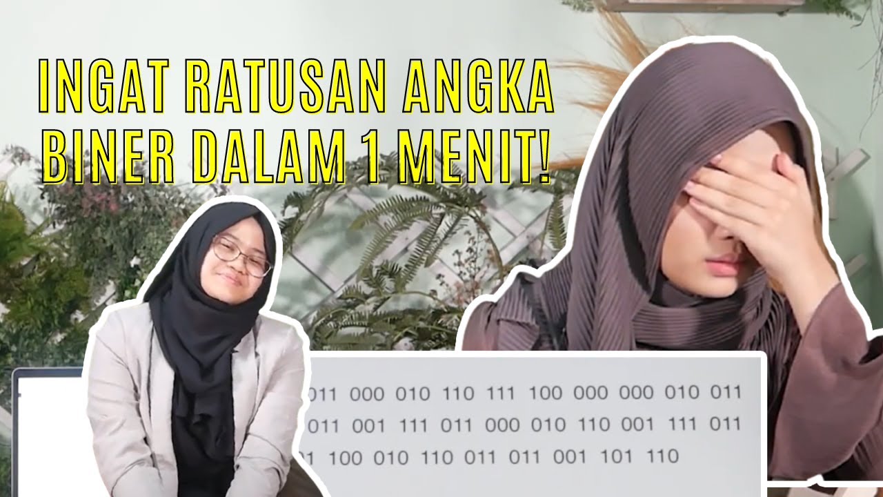 IMB 2021 Grandmaster Nadine & Nadia | Ingat Ratusan Angka Binary Acak 110101