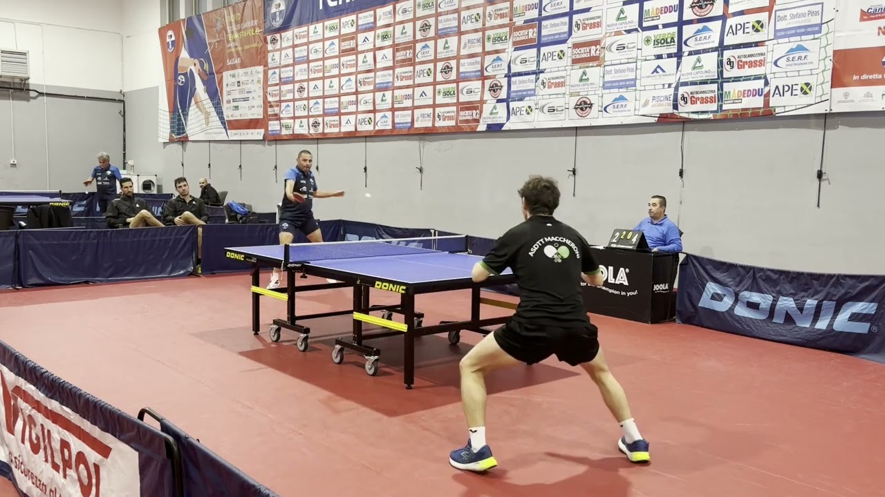 Pinna Tonino - Russo Dario | Tennistavolo Sassari - ASDTT Maccheroni | Serie B2 Gir. F