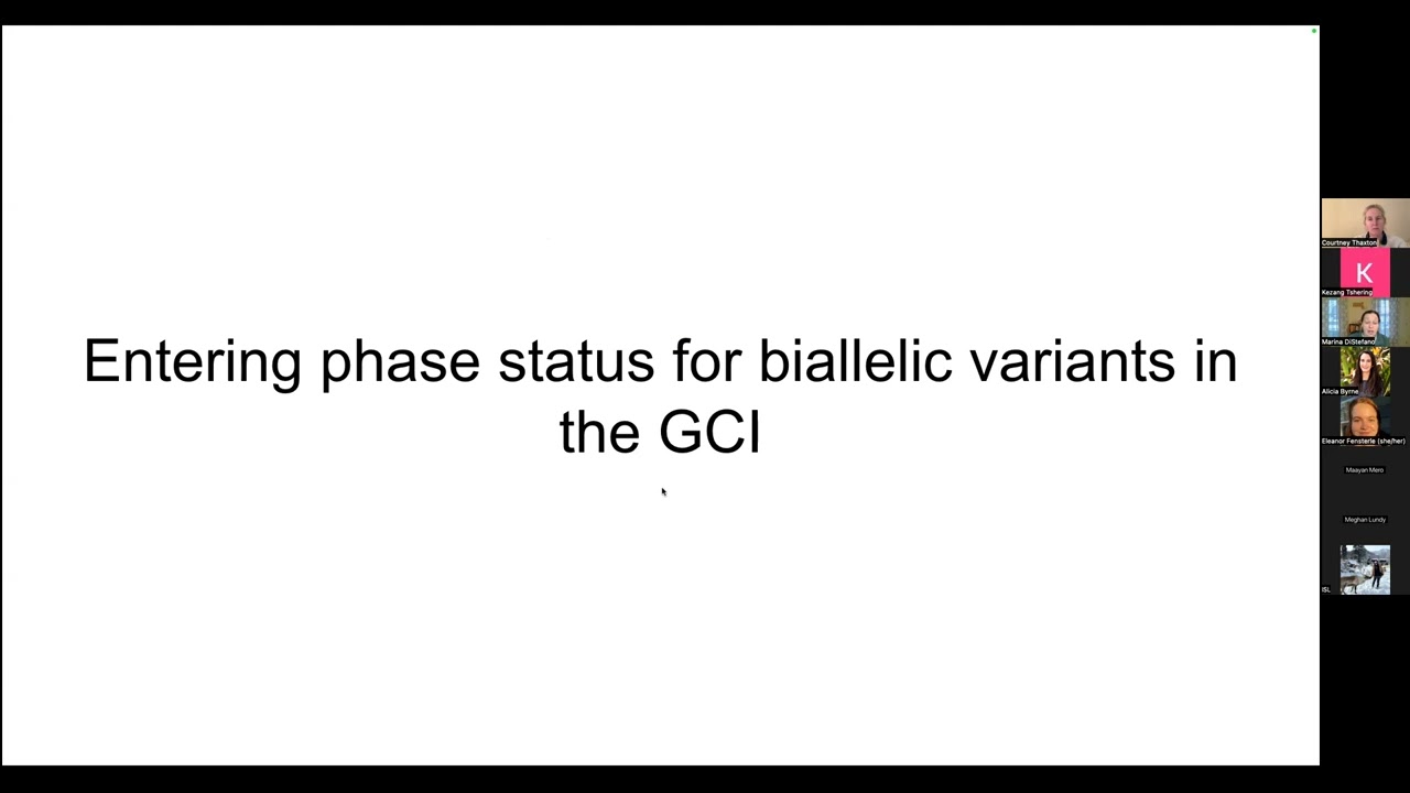 GCI Updates and Gene Curation Q&A