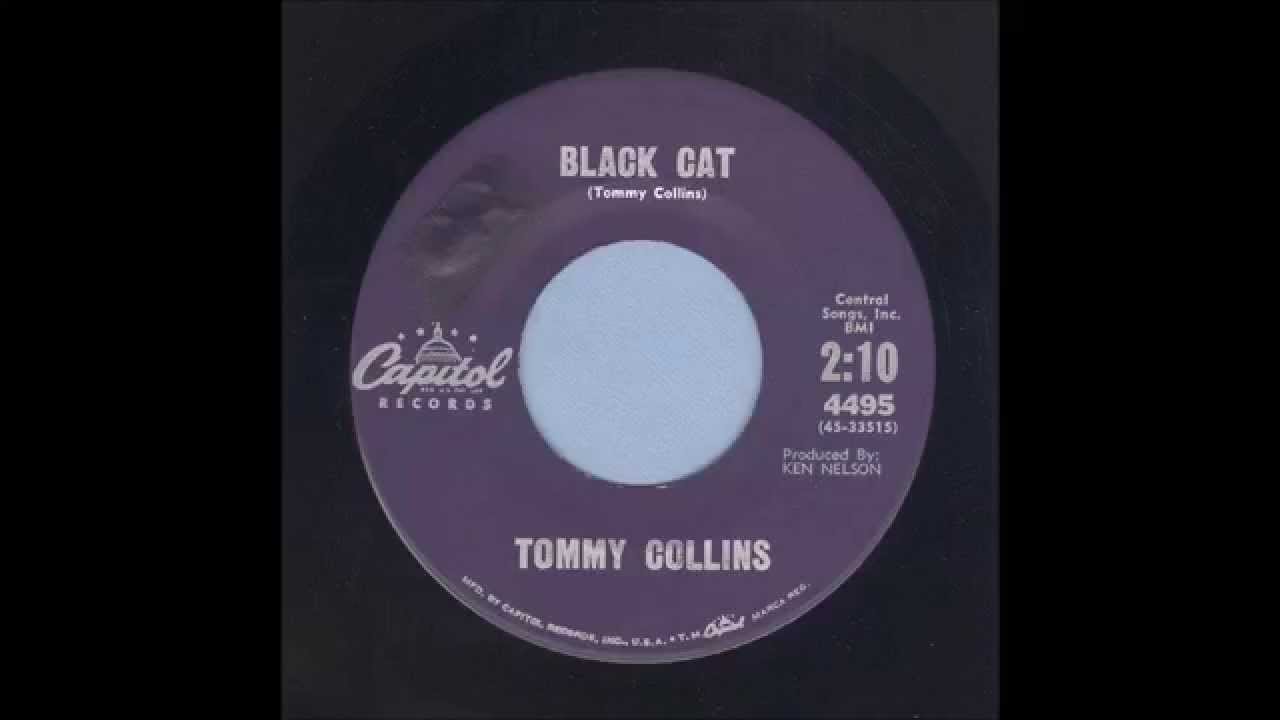 Tommy Collins - Black Cat - Rockabilly 45