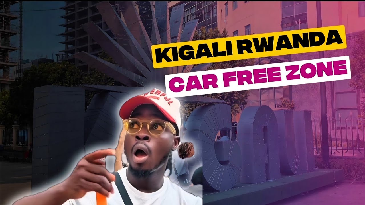 Walking Tour in Kigali  🇷🇼 CBD & CAR free Zone ( Scenic & Organized 