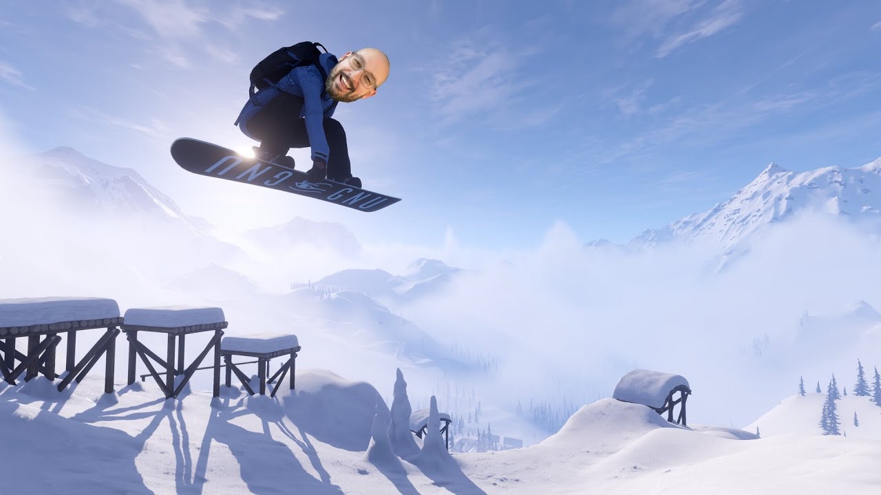 it's snowing