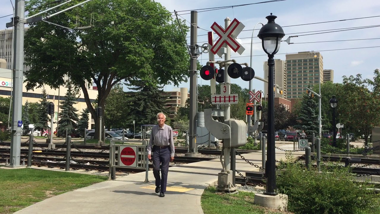 Pedestrian Railway Crossing, Edmonton, AB