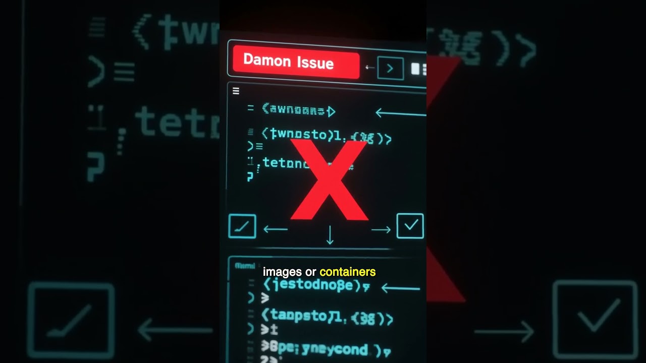 Cannot Connect to the Docker Daemon - Fix in 60s #shorts