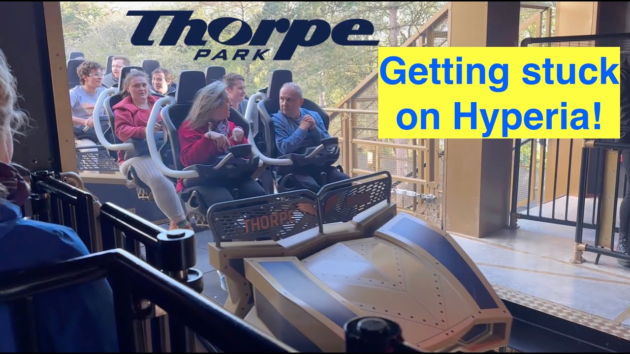 Thorpe Park Opening day 2025 vlog   getting stuck on Hyperia