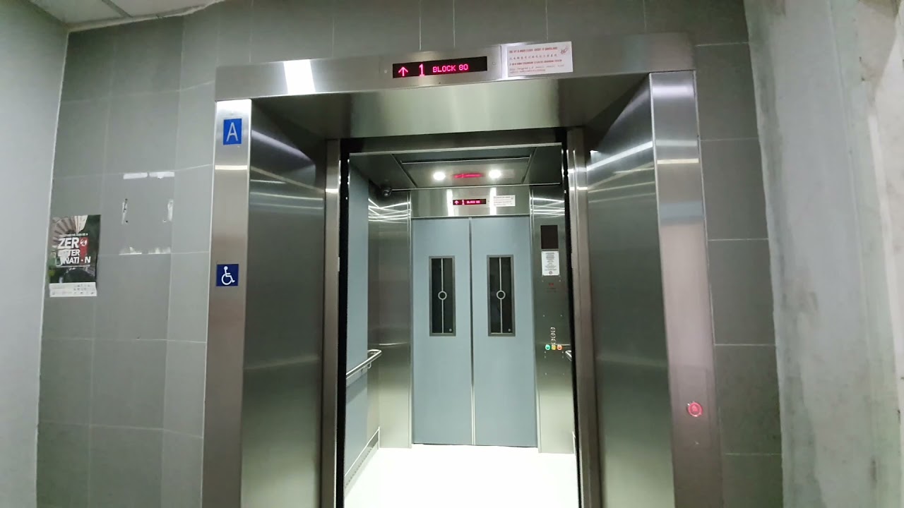 (Before and After) Block 80 Lorong Limau - EM BLT Elevator