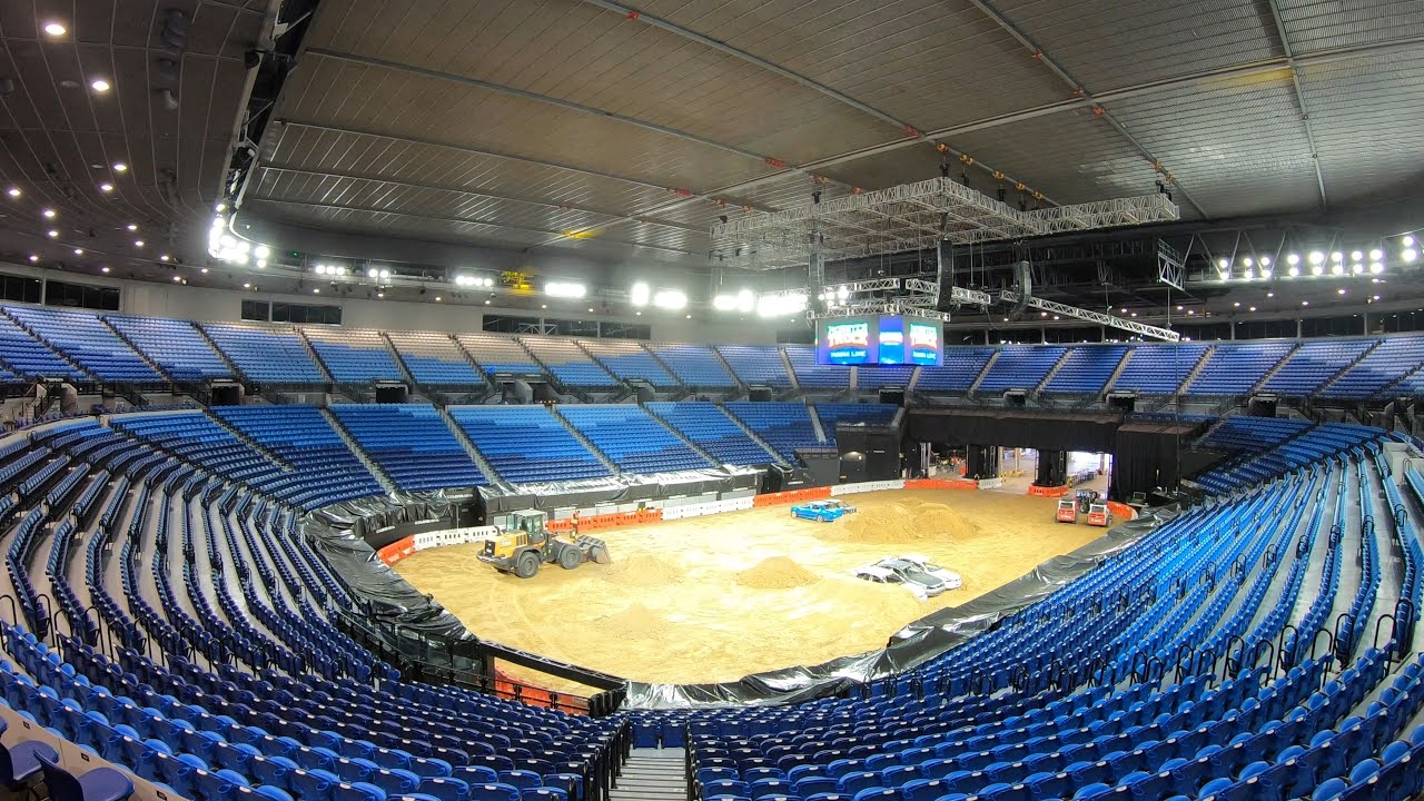 Rod Laver Arena transforms for Monster Truck Mania Live