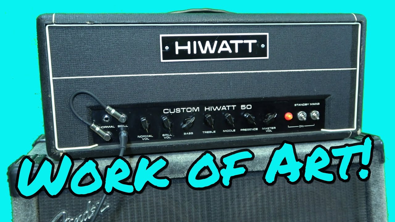AMPS THIS BEAUTIFUL Don't Need 'Repair'…Only Love ❤️ - 1971 HIWATT CUSTOM 50 DR504 | The Guitologist
