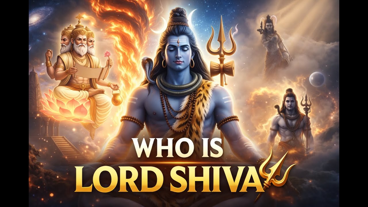 Lord Shiva Origin Explained 🔱 | Shiva is Swayambhu | Lingodbhava Story | Anime Style