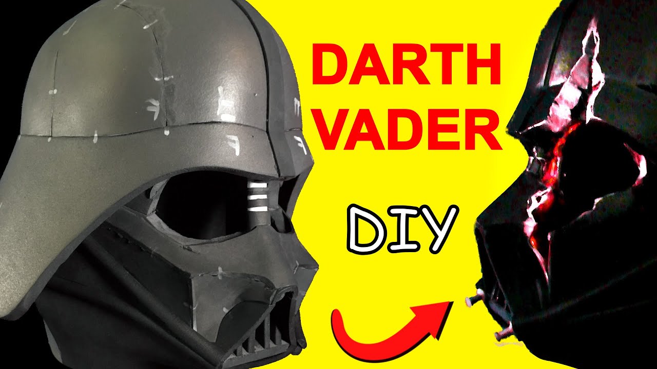 Darth Vader Helmet Build With Battle Damage (Star Wars DIY)