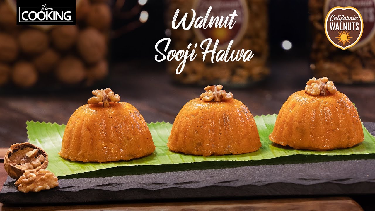 Walnut Sooji Halwa | Easiest sweet you can ever make! Walnut Recipe | Sweet Recipes