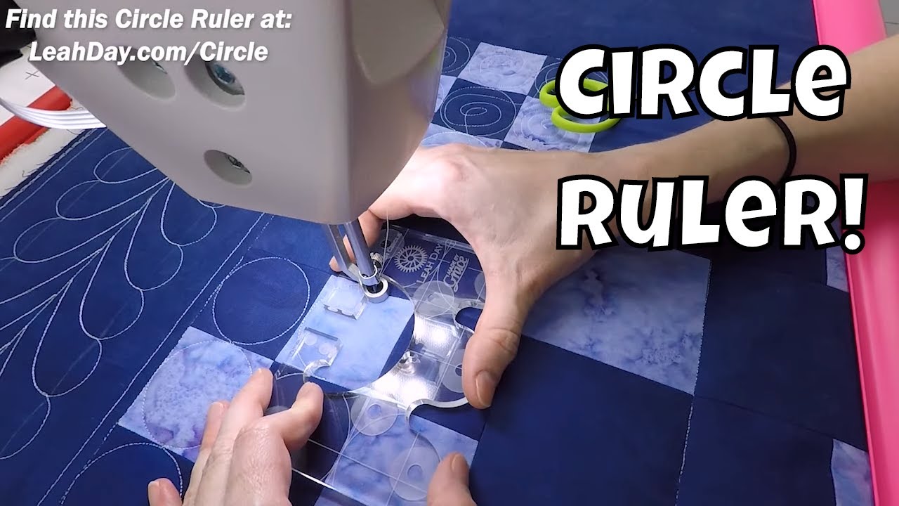 How to Quilt Scallops and Circles with the Circle Ruler