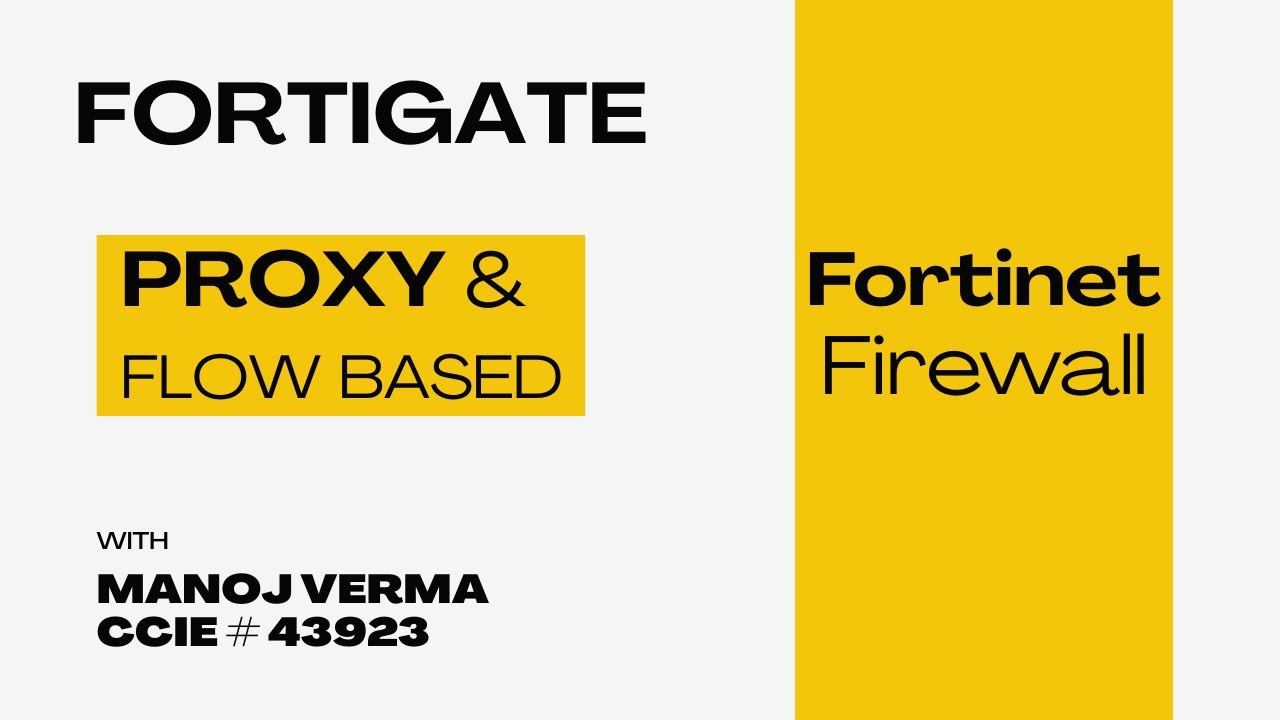 Межсетевой экран FortiGate | Понимание прокси-сервера и проверки на основе потока