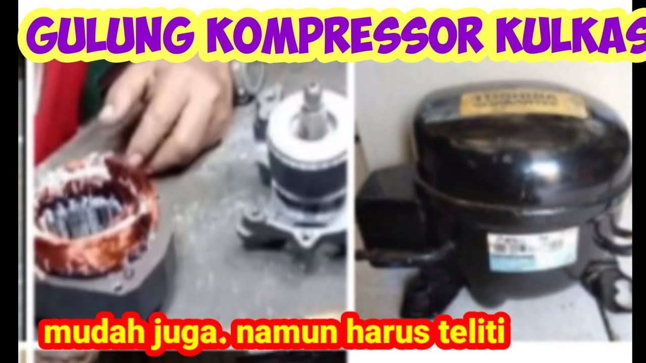  Belajar  gulung dinamo kompresor kulkas..dan pemahamannya