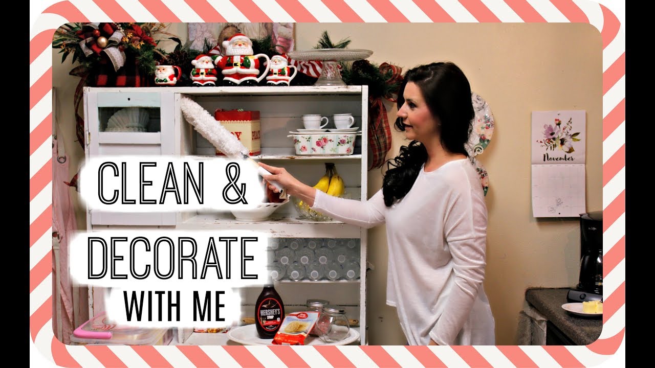 CLEAN & DECORATE MY KITCHEN / CHRISTMAS 2018