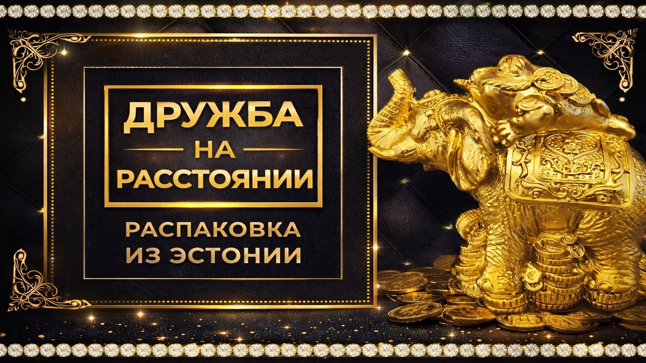 Дружба на расстоянии: распаковка из Эстонии.