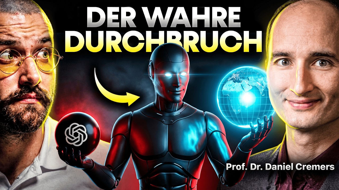 KI-Forscher: Vergiss ChatGPT, DAS ist der n&auml;chste Durchbruch! Weltmodelle erkl&auml;rt (Daniel Cremers)