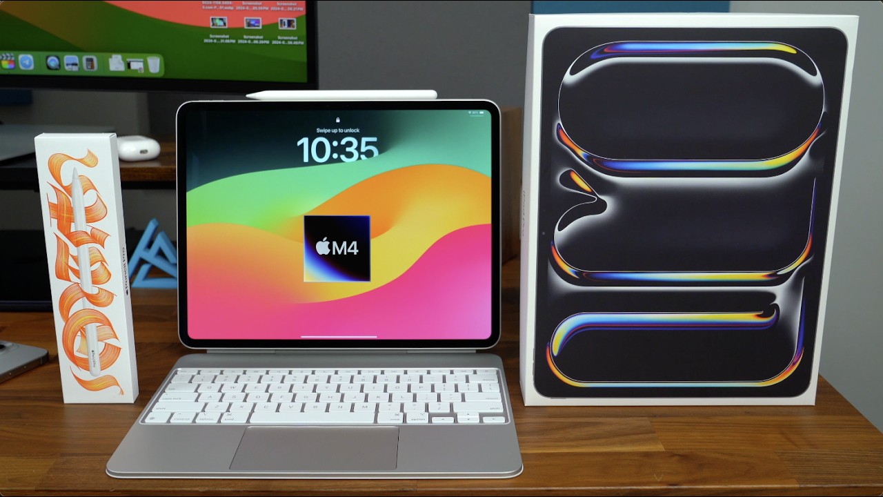 Распаковка Apple iPad Pro M4!