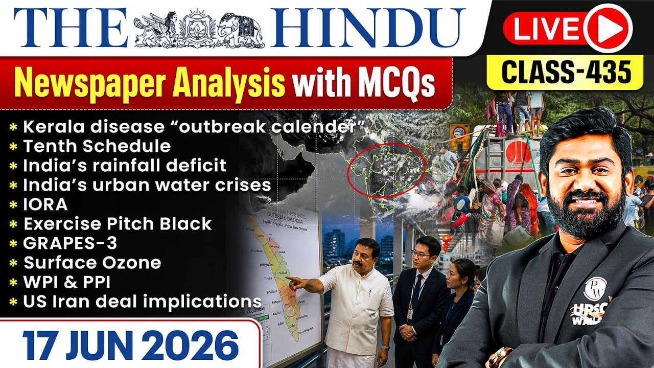 The Hindu Analysis - 17th June | The Hindu Newspaper Today with MCQs | Aasim Sir
