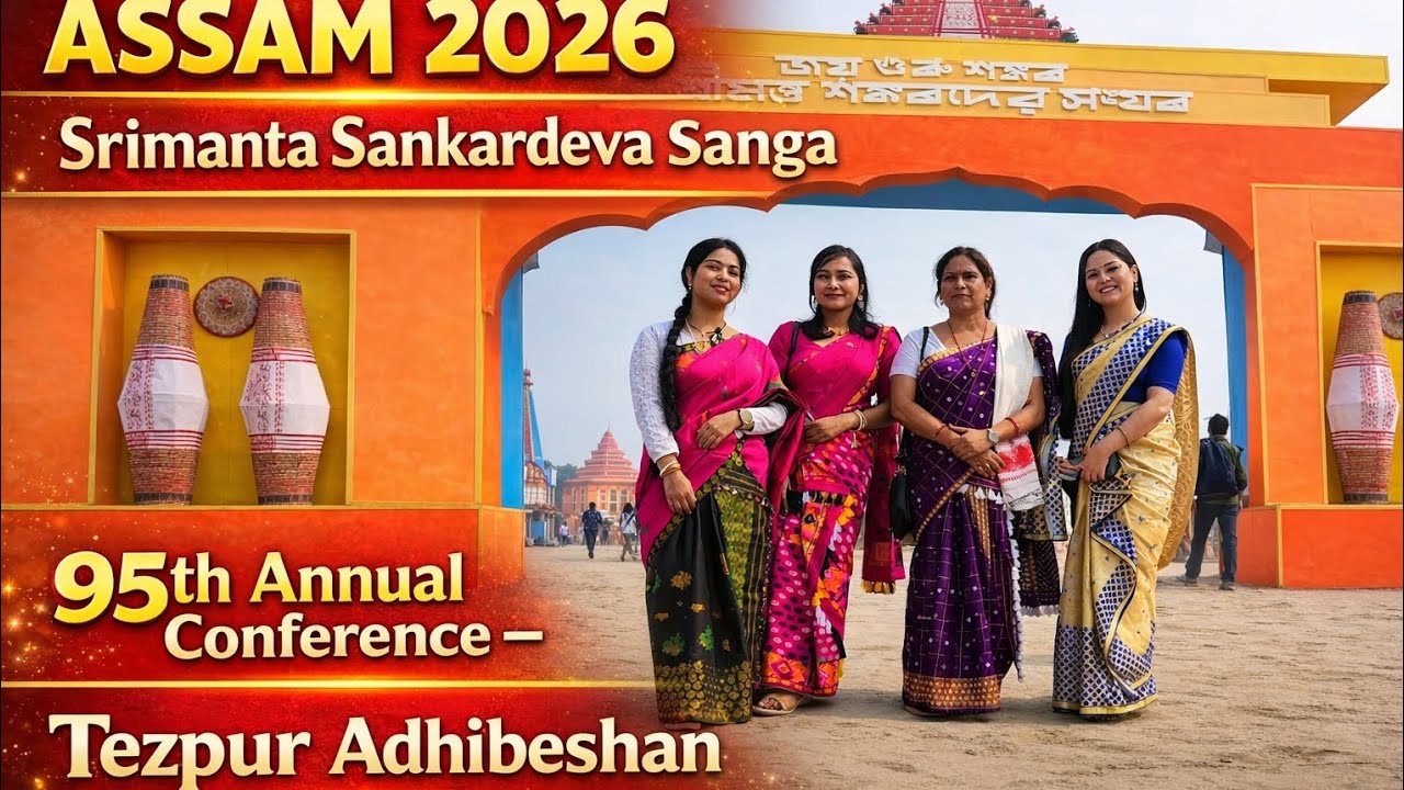 95th Srimanta Sankaradeva Sangha Adhiveshan2026 #ytvlog#assam#jamuguri#tezpur#tezpurassam 