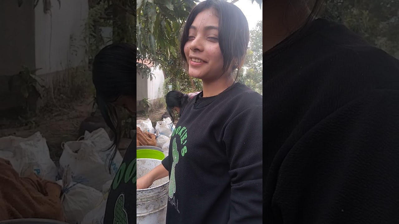 Señoritas trabajando en el proceso del café 