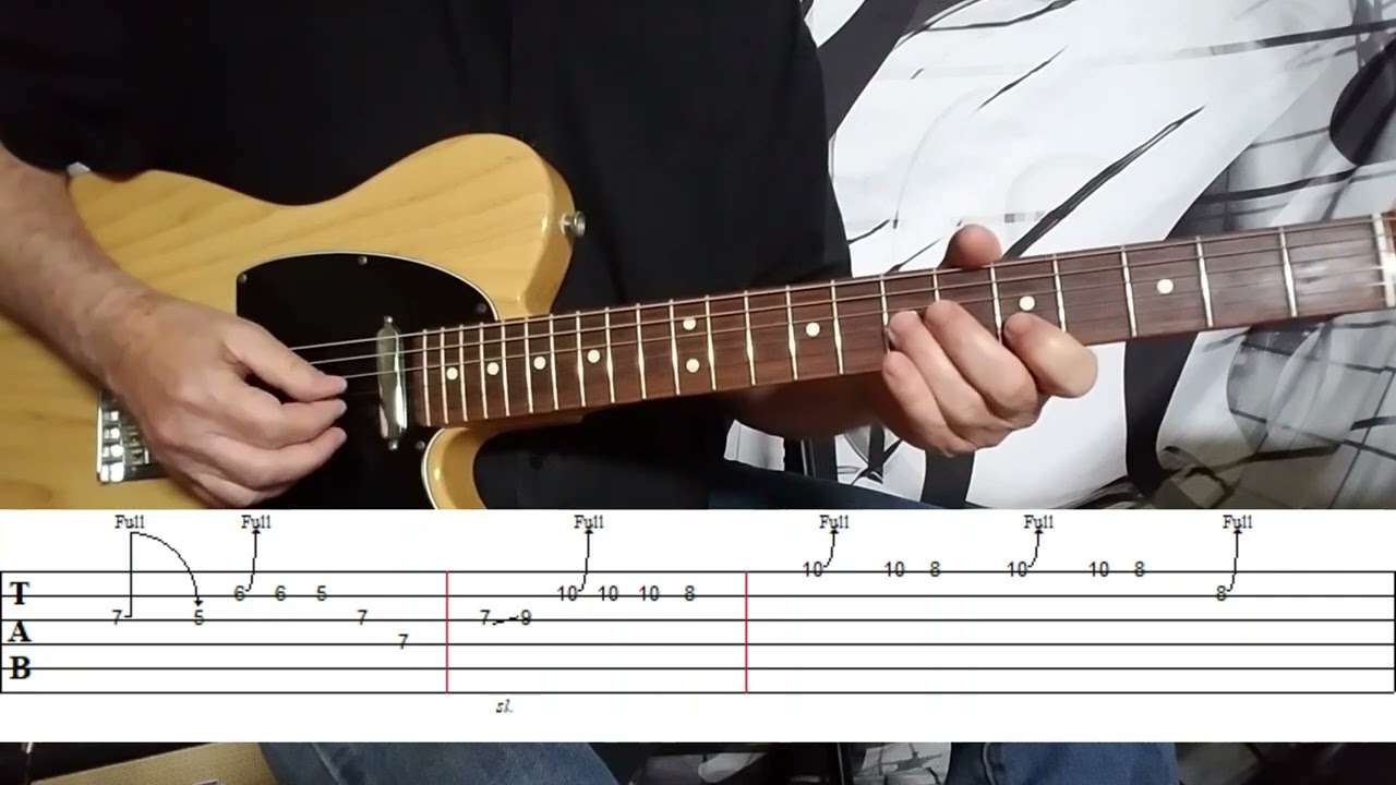 HOW TO PLAY THE GUITAR SOLO FROM D'YER MAK'ER BY LED ZEPPELIN