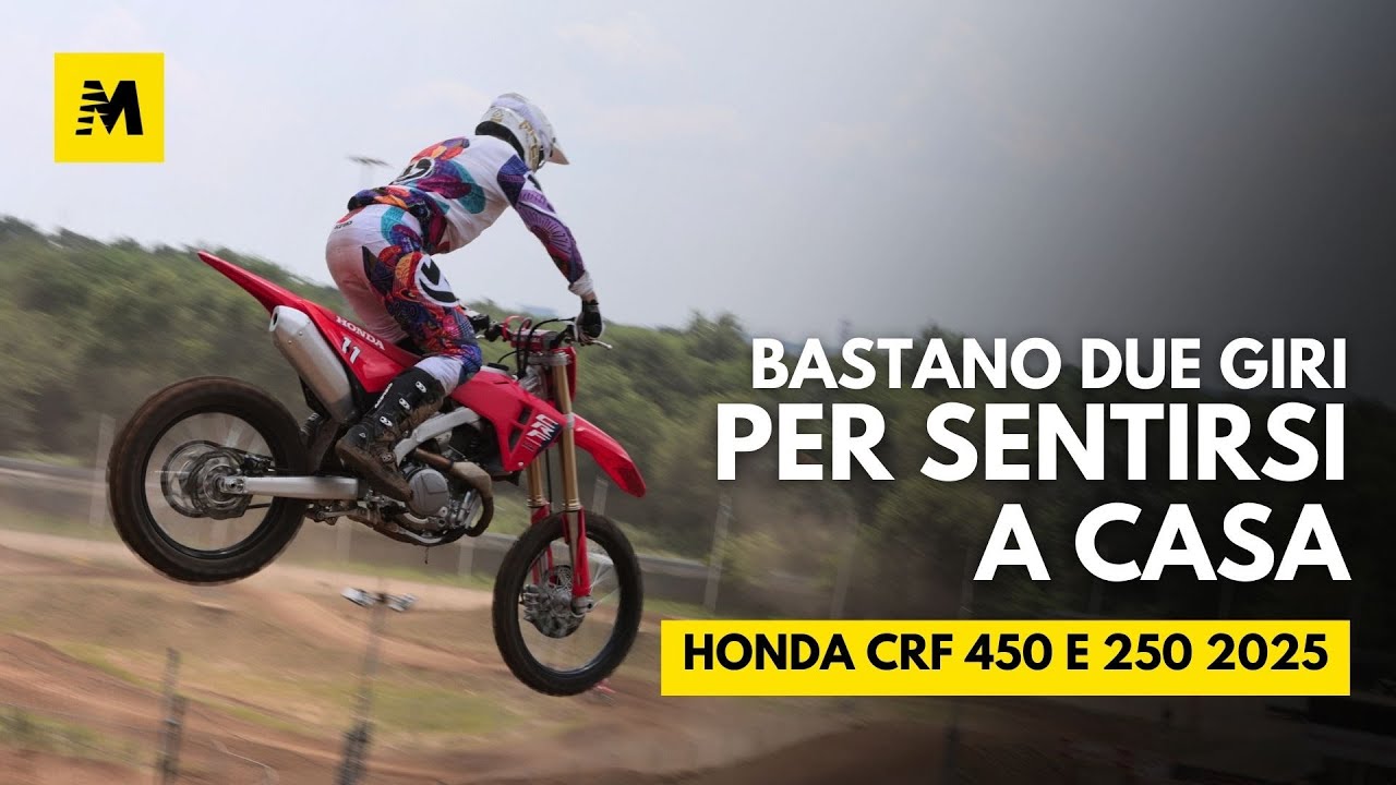Honda CRF 2025: pi&ugrave; rigide e pi&ugrave; stabili. Come vanno? | La prova di Moto.it