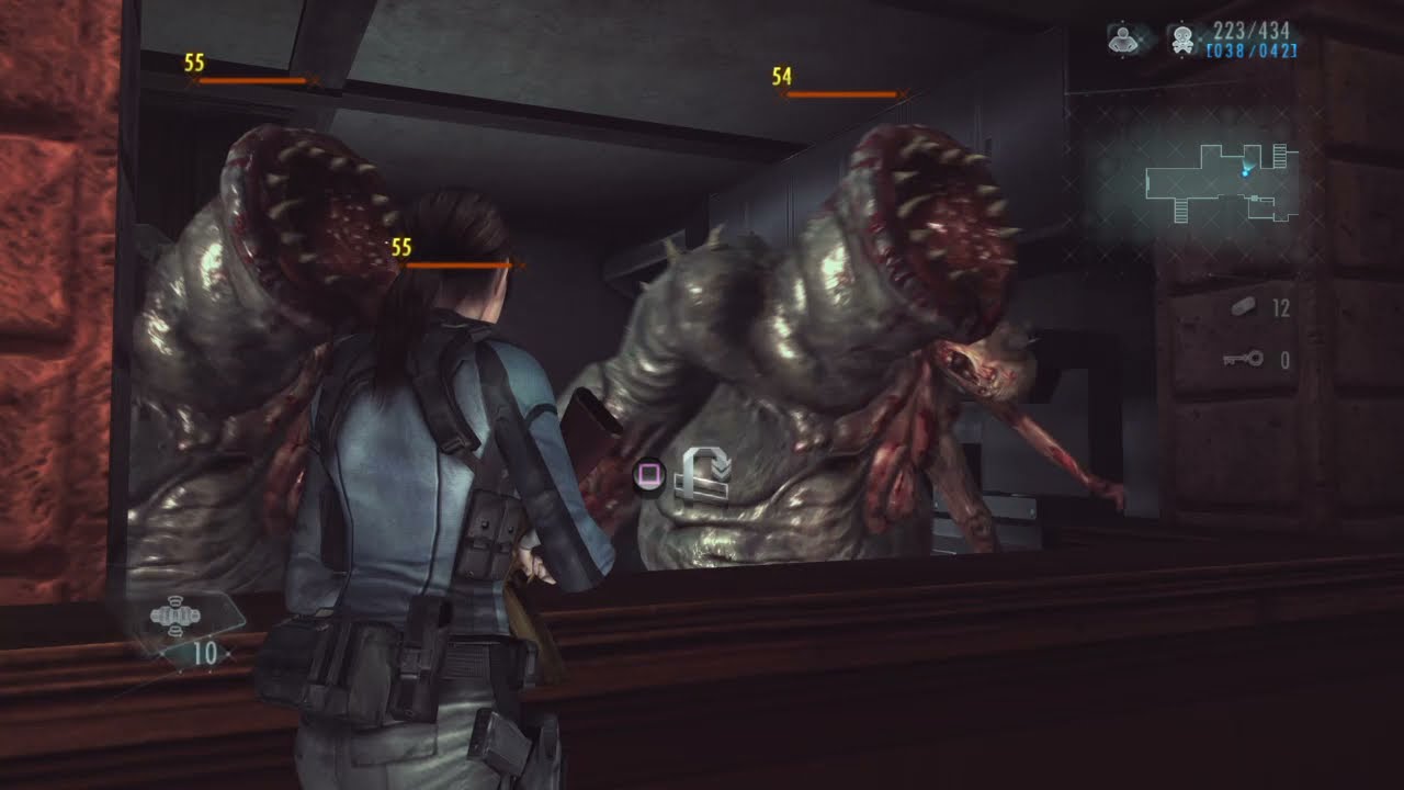 PS4 Resident Evil Revelations 1 modo asalto barco fantasma normal (bonificación triplete, parte 2)