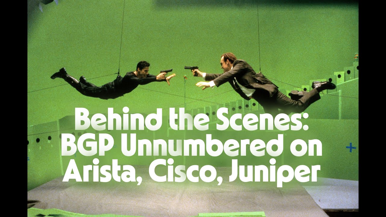 BTS: BGP Unnumbered for Tech Talk Tuesday (Juniper, Arista, Cisco Nexus)